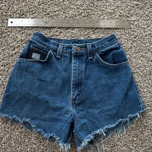 Vintage wrangler Jean shorts